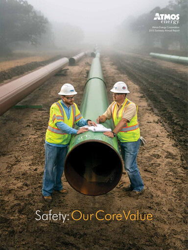 Thumbnail Atmos Energy Annual Report 2015