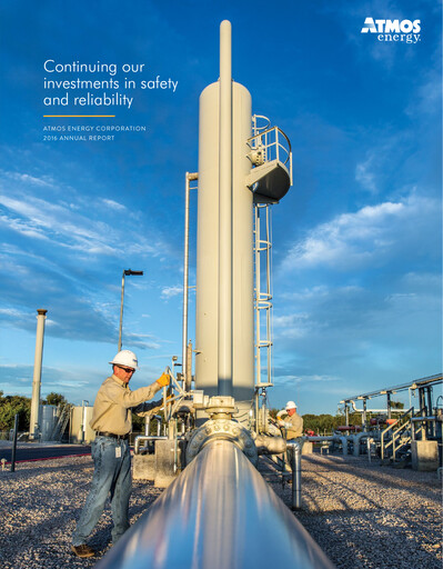 Thumbnail Atmos Energy Annual Report 2016