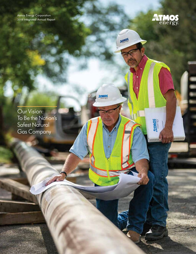 Thumbnail Atmos Energy Annual Report 2018