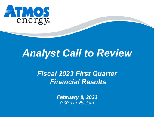 Thumbnail Atmos Energy Quarterly Report 2023-q1