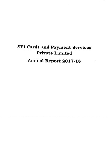 Thumbnail SBI Card Annual Report 2017-2018