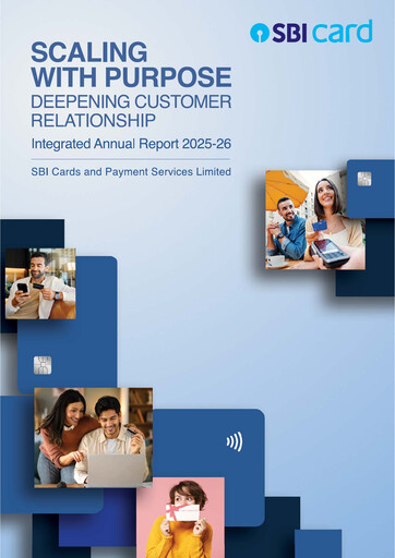 Thumbnail SBI Card Annual Report 2025-2026