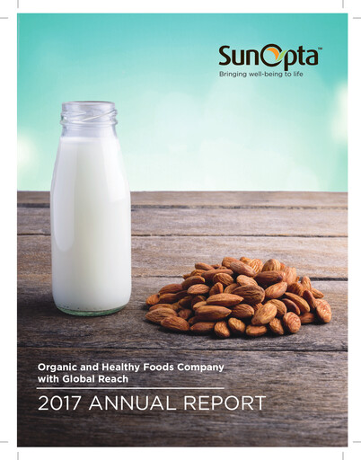 Thumbnail SunOpta Annual Report 2017