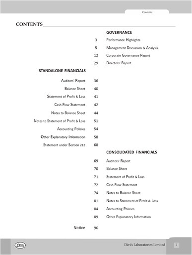 Vorschaubild Divis Laboratories Jahresbericht 2013-2014