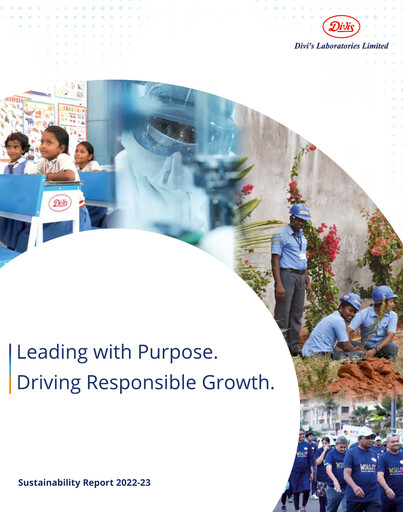 Vorschaubild Divis Laboratories Nachhaltigkeitsbericht 2022-2023
