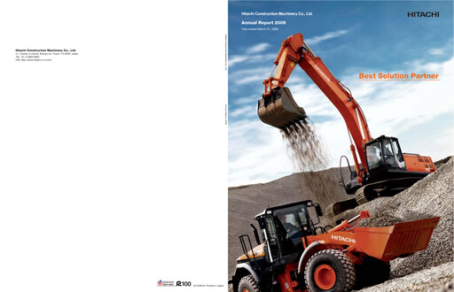 Thumbnail Hitachi Construction Machinery Annual Report 2006