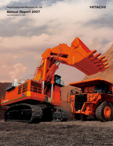 Thumbnail Hitachi Construction Machinery Annual Report 2007