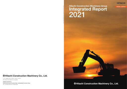 Thumbnail Hitachi Construction Machinery Annual Report 2021