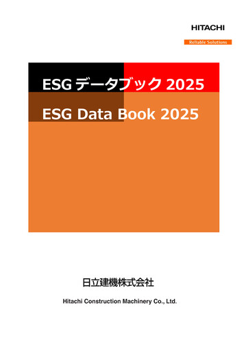 Thumbnail Hitachi Construction Machinery ESG Report 2025