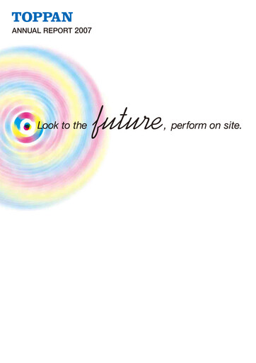 Vorschaubild Toppan Jahresbericht 2007