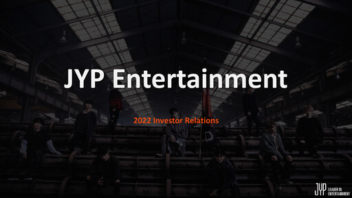 Miniature JYP Entertainment Rapport trimestriel 2022-q1