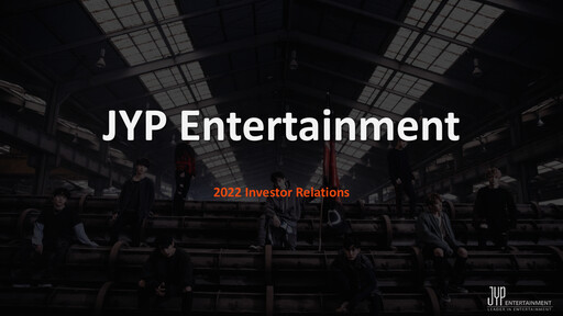Miniature JYP Entertainment Rapport trimestriel 2022-q3