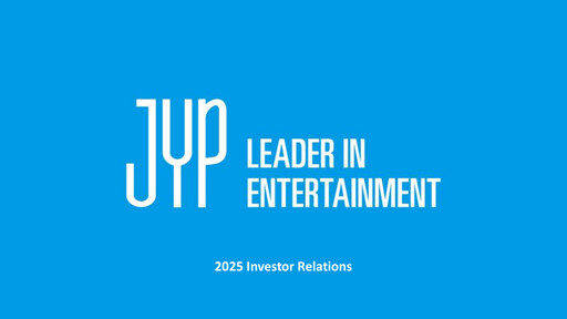 Miniature JYP Entertainment Rapport trimestriel 2025-q2