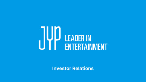 Miniature JYP Entertainment Rapport trimestriel 2025-q4