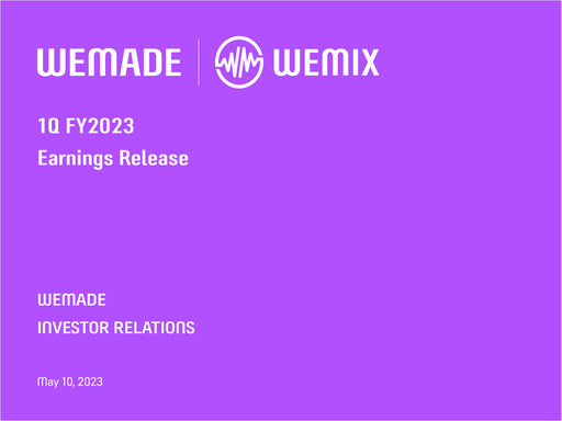 Vorschaubild Wemade Quartalsbericht 2023-q1