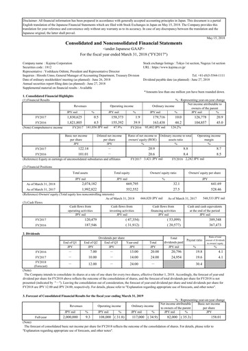 Thumbnail Kajima
 Financial Statement fy2017