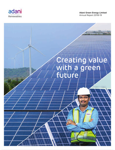 Vorschaubild Adani Green Energy
 Jahresbericht 2018-2019