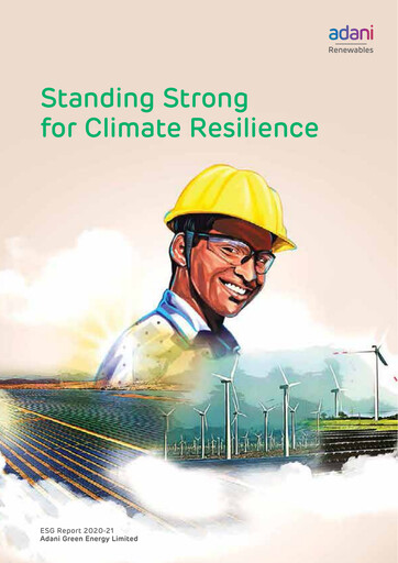 Thumbnail Adani Green Energy
 ESG Report 2020-2021
