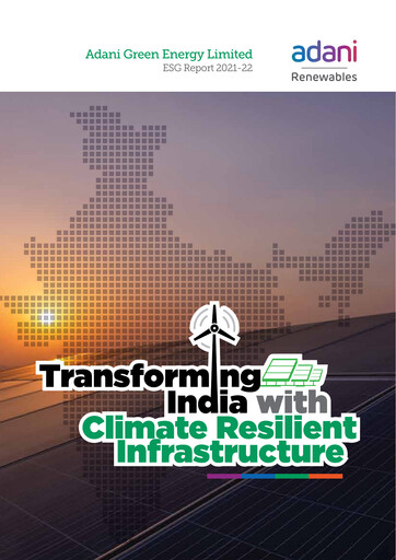 Thumbnail Adani Green Energy
 ESG Report 2021-2022
