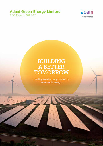 Thumbnail Adani Green Energy
 ESG Report 2022-2023
