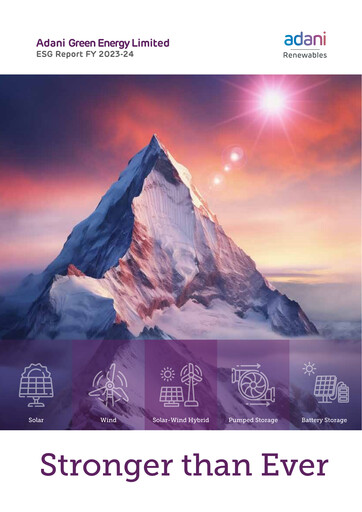 Thumbnail Adani Green Energy
 ESG Report 2023-2024