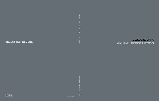 Thumbnail Square Enix
 Annual Report 2006