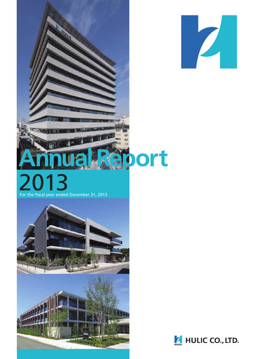 Thumbnail Hulic Annual Report 2013