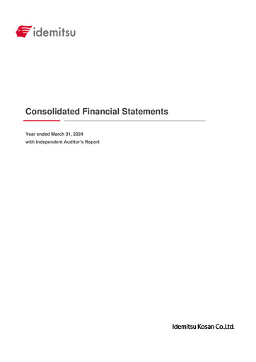 Thumbnail Idemitsu Kosan
 Financial Statement fy2023