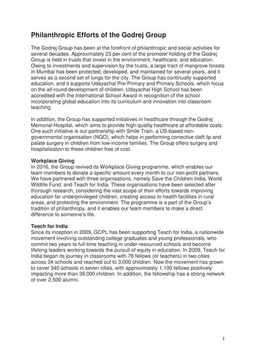 Thumbnail Godrej ESG Report 2018-2019