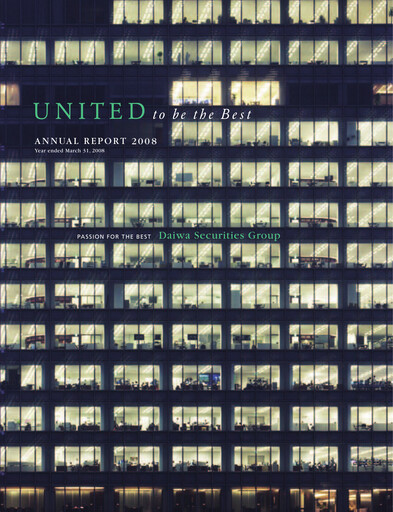 Vorschaubild Daiwa Securities Group

 Jahresbericht 2008