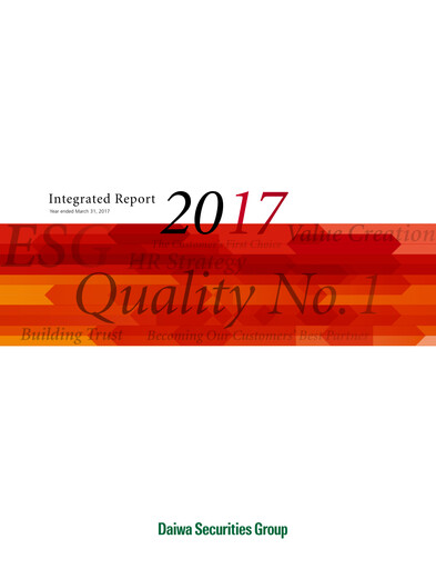 Vorschaubild Daiwa Securities Group

 Jahresbericht 2017