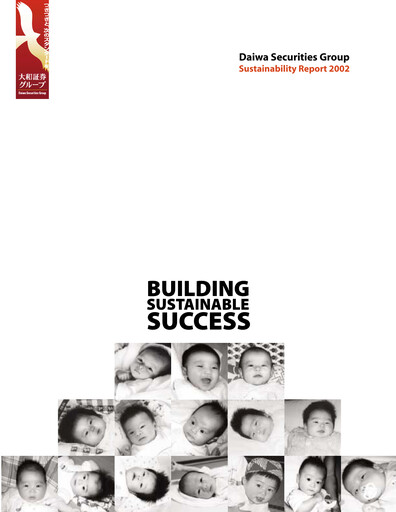Vorschaubild Daiwa Securities Group

 Nachhaltigkeitsbericht 2002