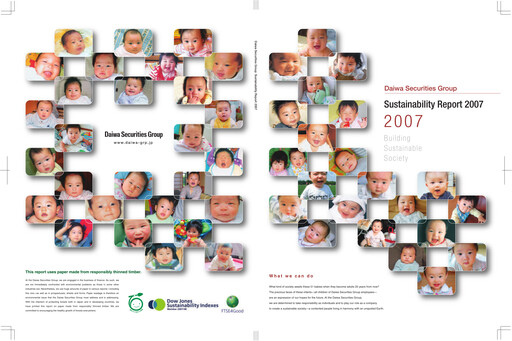 Vorschaubild Daiwa Securities Group

 Nachhaltigkeitsbericht 2007