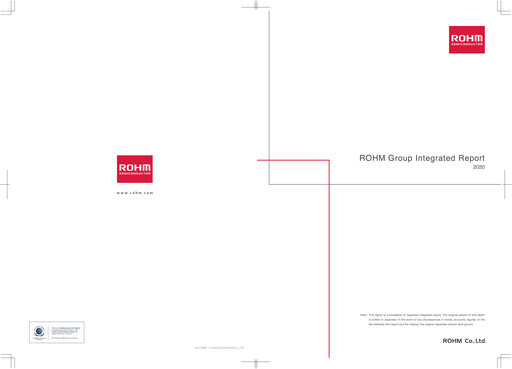 Thumbnail Rohm
 Annual Report 2020