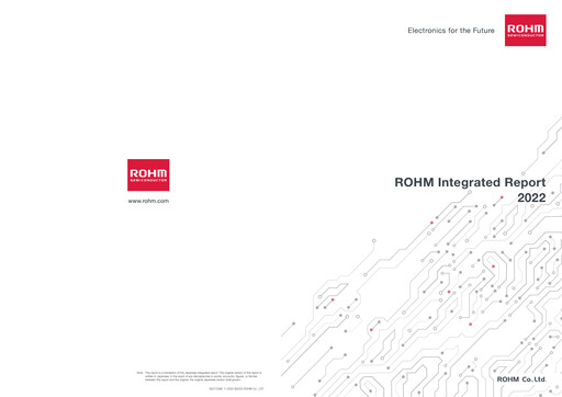 Thumbnail Rohm
 Annual Report 2022