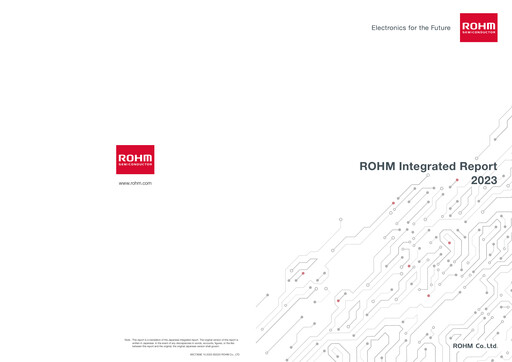 Thumbnail Rohm
 Annual Report 2023