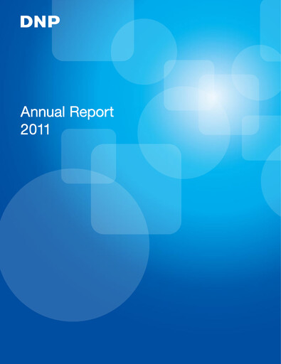 Miniature Dai Nippon Printing Rapport annuel 2011