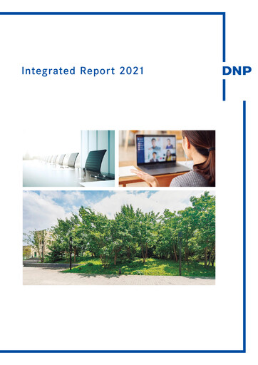 Miniature Dai Nippon Printing Rapport annuel 2021