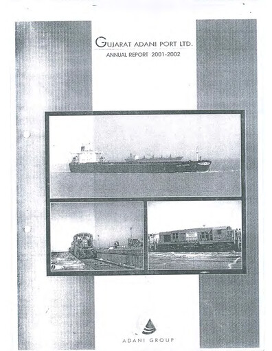 Thumbnail Adani Ports & SEZ Annual Report 2001-2002