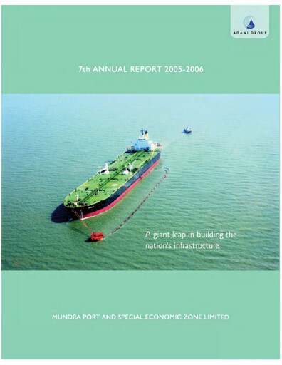 Miniature Adani Ports & SEZ Rapport annuel 2006