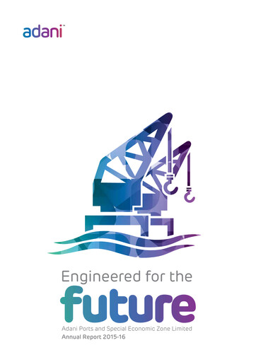 Thumbnail Adani Ports & SEZ Annual Report 2015-2016