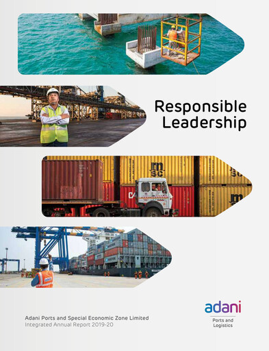 Thumbnail Adani Ports & SEZ Annual Report 2019-2020