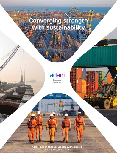 Miniature Adani Ports & SEZ Rapport annuel 2019