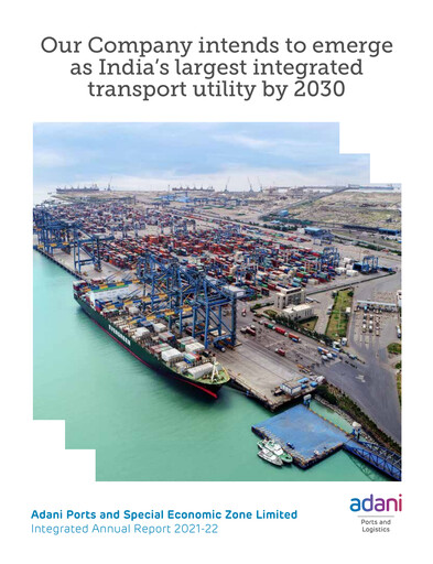 Miniature Adani Ports & SEZ Rapport annuel 2022
