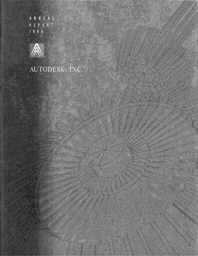 Thumbnail Autodesk Annual Report 1989
