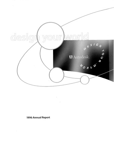 Thumbnail Autodesk Annual Report 1996