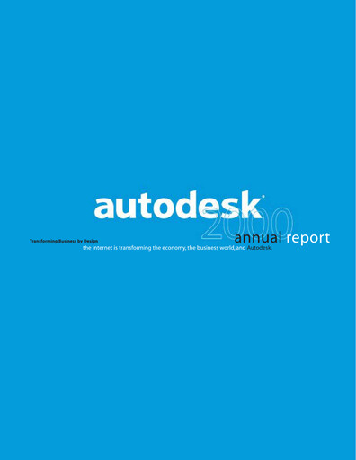 Thumbnail Autodesk Annual Report 2000