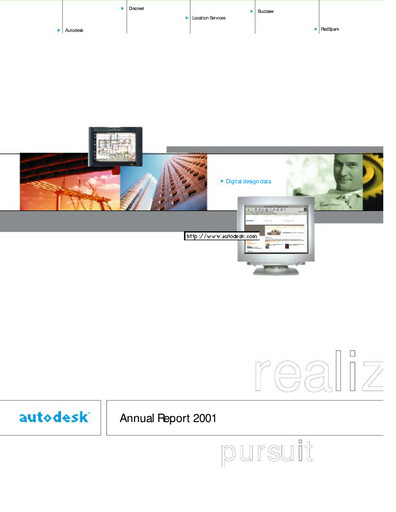 Thumbnail Autodesk Annual Report 2001