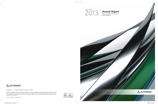 Thumbnail Autodesk Annual Report 2013