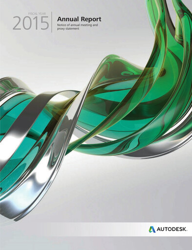 Thumbnail Autodesk Annual Report 2015